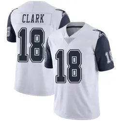Damone Clark Dallas Cowboys Men's Limited White Color Rush Vapor Untouchable Jersey
