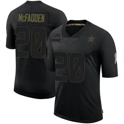 Nike Darren McFadden Dallas Cowboys Men's Limited Black 2020 Salute To Service Jersey