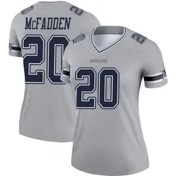 Nike Darren McFadden Dallas Cowboys Women's Legend Gray Inverted Jersey