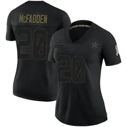 Nike Darren McFadden Dallas Cowboys Women's Limited Black 2020 Salute To Service Jersey