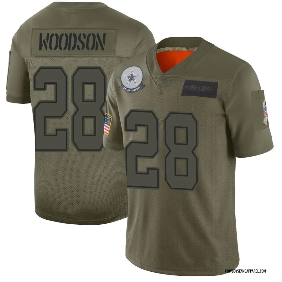 Nike Darren Woodson Dallas Cowboys Men's Limited Camo 2019 Salute to Service Jersey