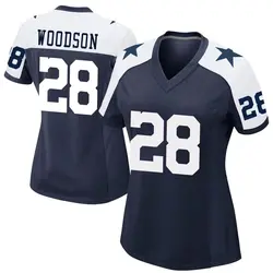Nike Darren Woodson Dallas Cowboys Women's Game Navy Alternate Jersey