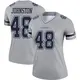 Nike Daryl Johnston Dallas Cowboys Women's Legend Gray Inverted Jersey