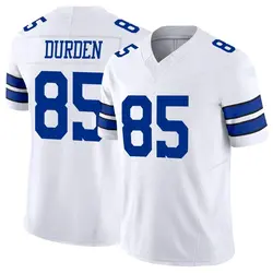 Nike David Durden Dallas Cowboys Men's Limited White Vapor F.U.S.E. Jersey