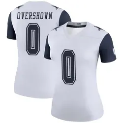 Nike DeMarvion Overshown Dallas Cowboys Women's Legend White Color Rush Jersey