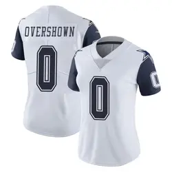 Nike DeMarvion Overshown Dallas Cowboys Women's Limited White Color Rush Vapor Untouchable Jersey