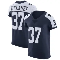 Nike Dee Delaney Dallas Cowboys Men's Elite Navy Alternate Vapor Untouchable Jersey