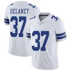 Nike Dee Delaney Dallas Cowboys Youth Limited White Vapor Untouchable Jersey