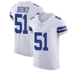 Nike Devante Bond Dallas Cowboys Men's Elite White Vapor Untouchable Jersey