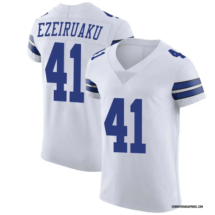 Nike Donovan Ezeiruaku Dallas Cowboys Men's Elite White Vapor Untouchable Jersey