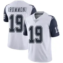 Dontario Drummond Dallas Cowboys Men's Limited White Color Rush Vapor Untouchable Jersey