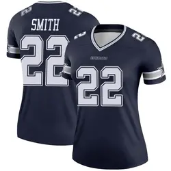 Emmitt Smith Dallas Cowboys Women's Legend Navy Jersey
