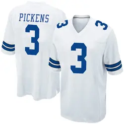 Nike George Pickens Dallas Cowboys Youth Game White Jersey