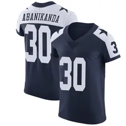 Nike Israel Abanikanda Dallas Cowboys Men's Elite Navy Alternate Vapor Untouchable Jersey