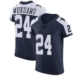 Nike Israel Mukuamu Dallas Cowboys Men's Elite Navy Alternate Vapor Untouchable Jersey