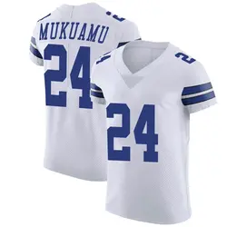 Nike Israel Mukuamu Dallas Cowboys Men's Elite White Vapor Untouchable Jersey