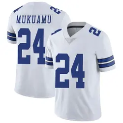 Nike Israel Mukuamu Dallas Cowboys Men's Limited White Vapor Untouchable Jersey