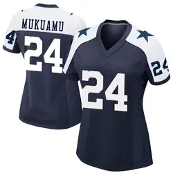 Nike Israel Mukuamu Dallas Cowboys Women's Game Navy Alternate Jersey