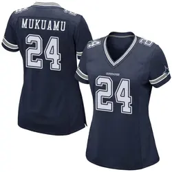 Nike Israel Mukuamu Dallas Cowboys Women's Game Navy Team Color Jersey