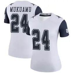 Nike Israel Mukuamu Dallas Cowboys Women's Legend White Color Rush Jersey