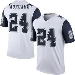 Nike Israel Mukuamu Dallas Cowboys Youth Legend White Color Rush Jersey