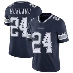 Nike Israel Mukuamu Dallas Cowboys Youth Limited Navy Team Color Vapor Untouchable Jersey
