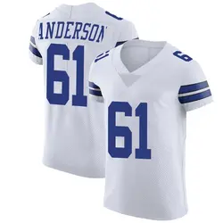 Nike Jack Anderson Dallas Cowboys Men's Elite White Vapor Untouchable Jersey