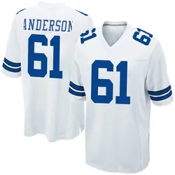 Nike Jack Anderson Dallas Cowboys Men's Game White Jersey