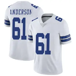 Nike Jack Anderson Dallas Cowboys Men's Limited White Vapor Untouchable Jersey