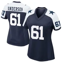 Nike Jack Anderson Dallas Cowboys Women's Game Navy Alternate Jersey