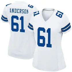 Nike Jack Anderson Dallas Cowboys Women's Game White Jersey