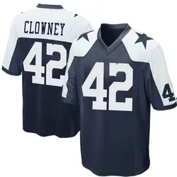 Nike Jadeveon Clowney Dallas Cowboys Men's Game Navy Blue Throwback Jersey
