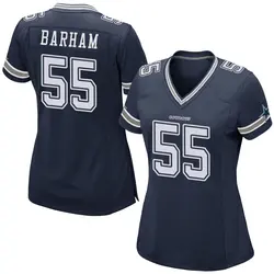 Nike Jaishawn Barham Dallas Cowboys Women's Game Navy Team Color Jersey