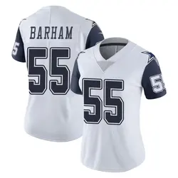 Nike Jaishawn Barham Dallas Cowboys Women's Limited White Color Rush Vapor Untouchable Jersey