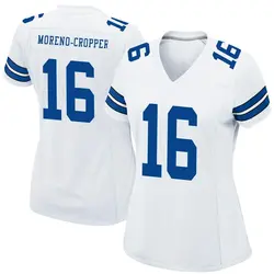 Nike Jalen Moreno-Cropper Dallas Cowboys Women's Game White Jersey