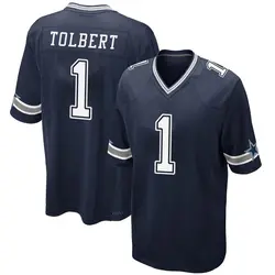 Nike Jalen Tolbert Dallas Cowboys Men's Game Navy Team Color Jersey