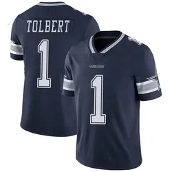 Nike Jalen Tolbert Dallas Cowboys Men's Limited Navy Team Color Vapor Untouchable Jersey
