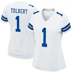 Nike Jalen Tolbert Dallas Cowboys Women's Game White Jersey