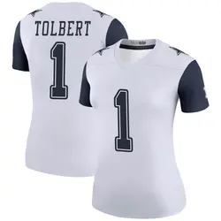 Nike Jalen Tolbert Dallas Cowboys Women's Legend White Color Rush Jersey