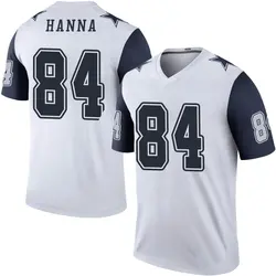 James Hanna Dallas Cowboys Men's Legend White Color Rush Jersey