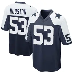 Nike James Houston Dallas Cowboys Men's Game Navy Blue Throwback Jersey