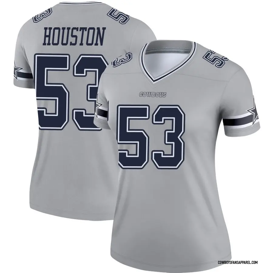 Nike James Houston Dallas Cowboys Women's Legend Gray Inverted Jersey