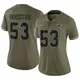 Nike James Houston Dallas Cowboys Women's Limited Olive 2022 Salute To Service Jersey