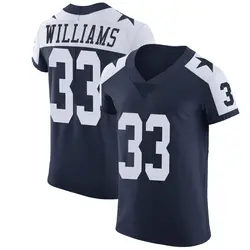 Nike Javonte Williams Dallas Cowboys Men's Elite Navy Alternate Vapor Untouchable Jersey