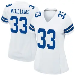 Nike Javonte Williams Dallas Cowboys Women's Game White Jersey