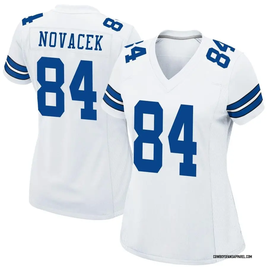 Nike Jay Novacek Dallas Cowboys Women's Game White Jersey