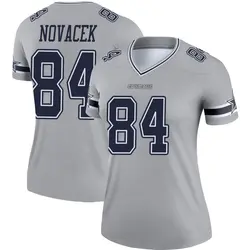 Nike Jay Novacek Dallas Cowboys Women's Legend Gray Inverted Jersey