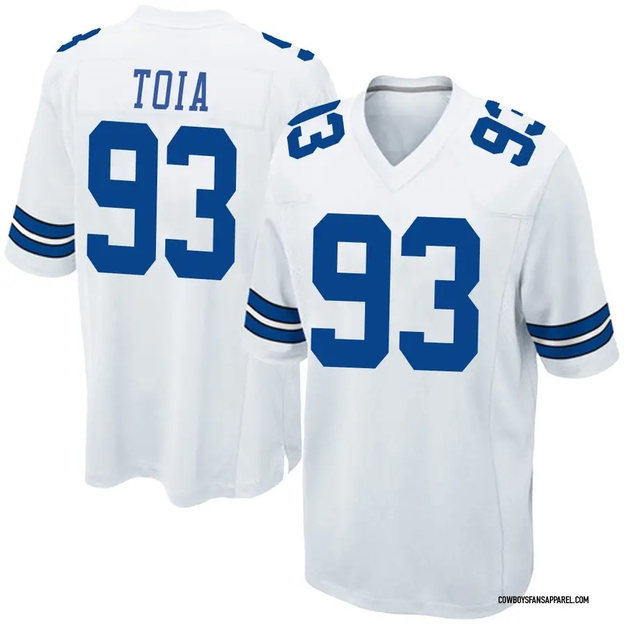 Nike Jay Toia Dallas Cowboys Youth Game White Jersey
