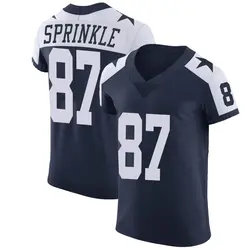 Nike Jeremy Sprinkle Dallas Cowboys Men's Elite Navy Alternate Vapor Untouchable Jersey