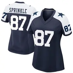 Nike Jeremy Sprinkle Dallas Cowboys Women's Game Navy Alternate Jersey